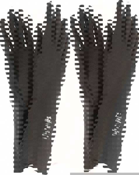 Chemical Resistant Gloves: X-Large, 30 mil Thick, Neoprene, Unsupported, Type A Chemical-Resistant